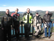Riders at Lake Sonoma Overlook